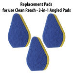 Replacement Pads for use Clean Reach - 3-in-1 Angled Pads