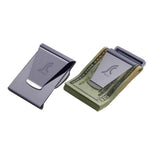 Slim Clip - Double Sided Money Clip! (Black Chrome) Two Pack