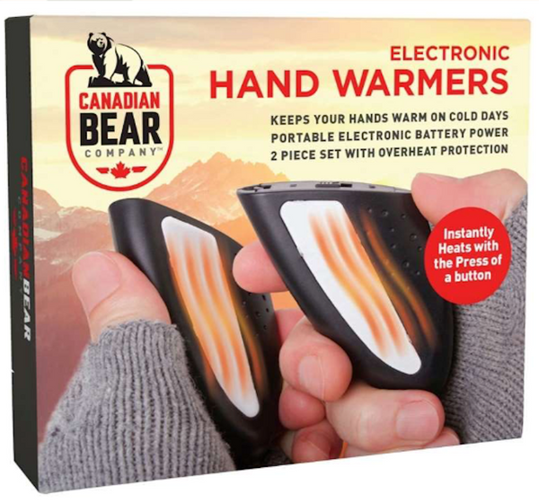 Canadian Bear Company Electronic Hand Warmers 2 Piece Set Canadian bear company electronic hand warmers 2 piece set