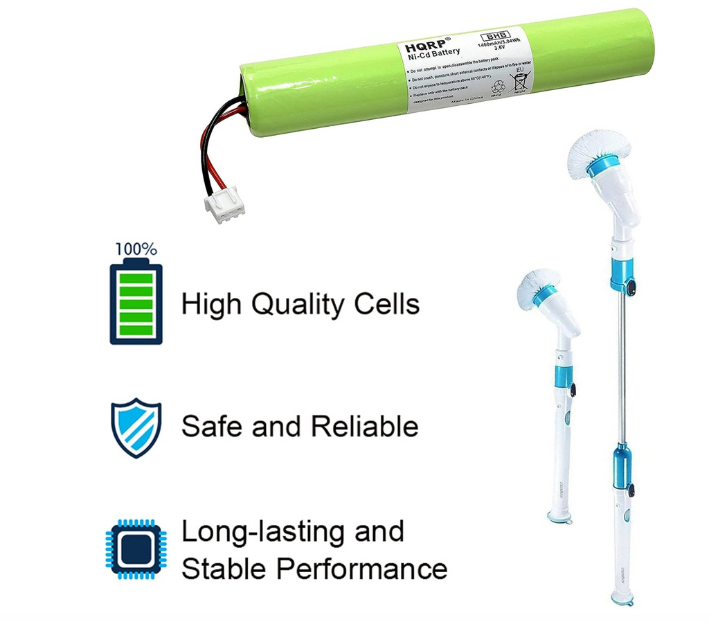 Battery Compatible with Hurricane Spin Scrubber Replacement Battery