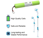 Battery Compatible with Hurricane Spin Scrubber Replacement Battery