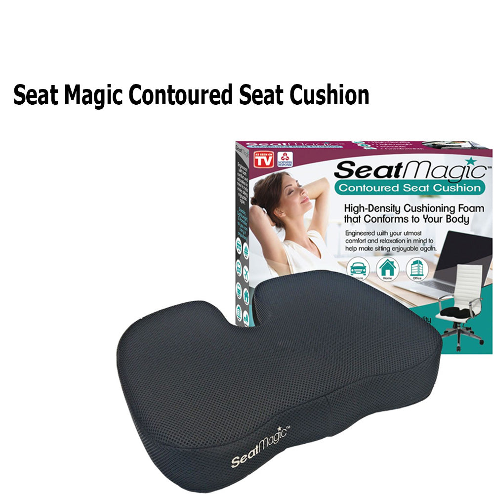 Supportiback Seat Support Posture Therapy Memory Lumbar Back Chair Cushion