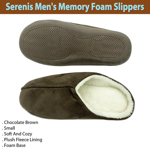 mens memory foam slippers