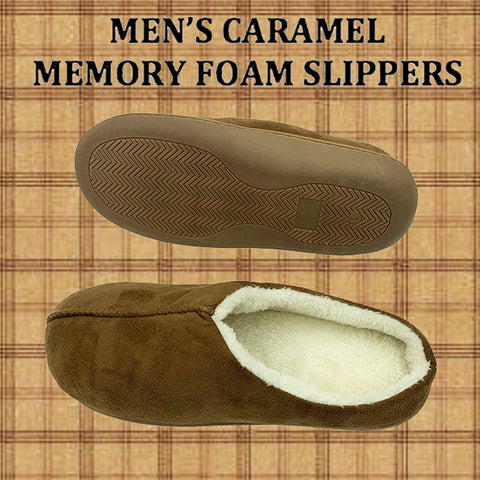 mens memory foam slippers