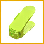Shoe Double Decker - Efficient Space-Saving Organizer- Green
