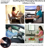 Sharper Image Calming Heat Back Wrap - Heated Lumbar Belt