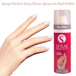 Spray Perfect Sexy Silver Spray-on Nail Polish