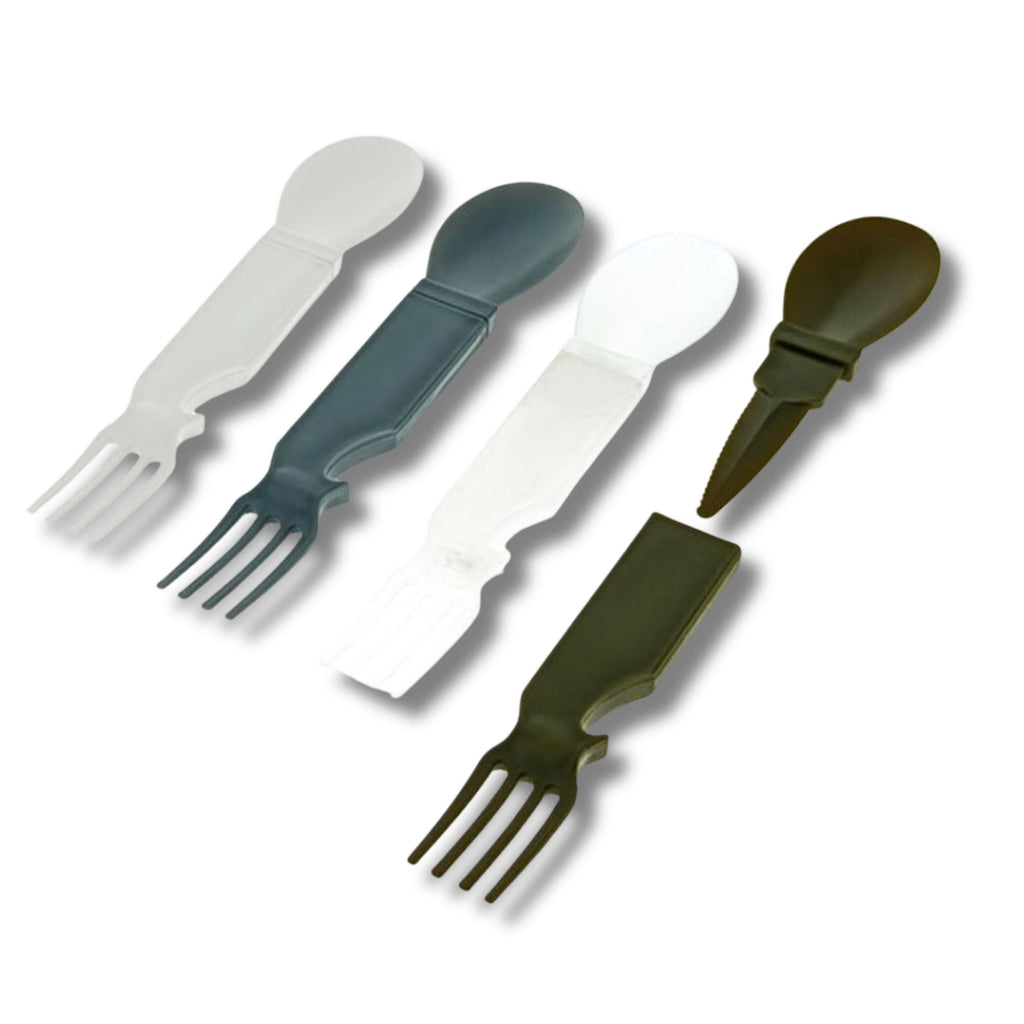 Snapatite+ 4-IN-1  Utensil Set (Clear)