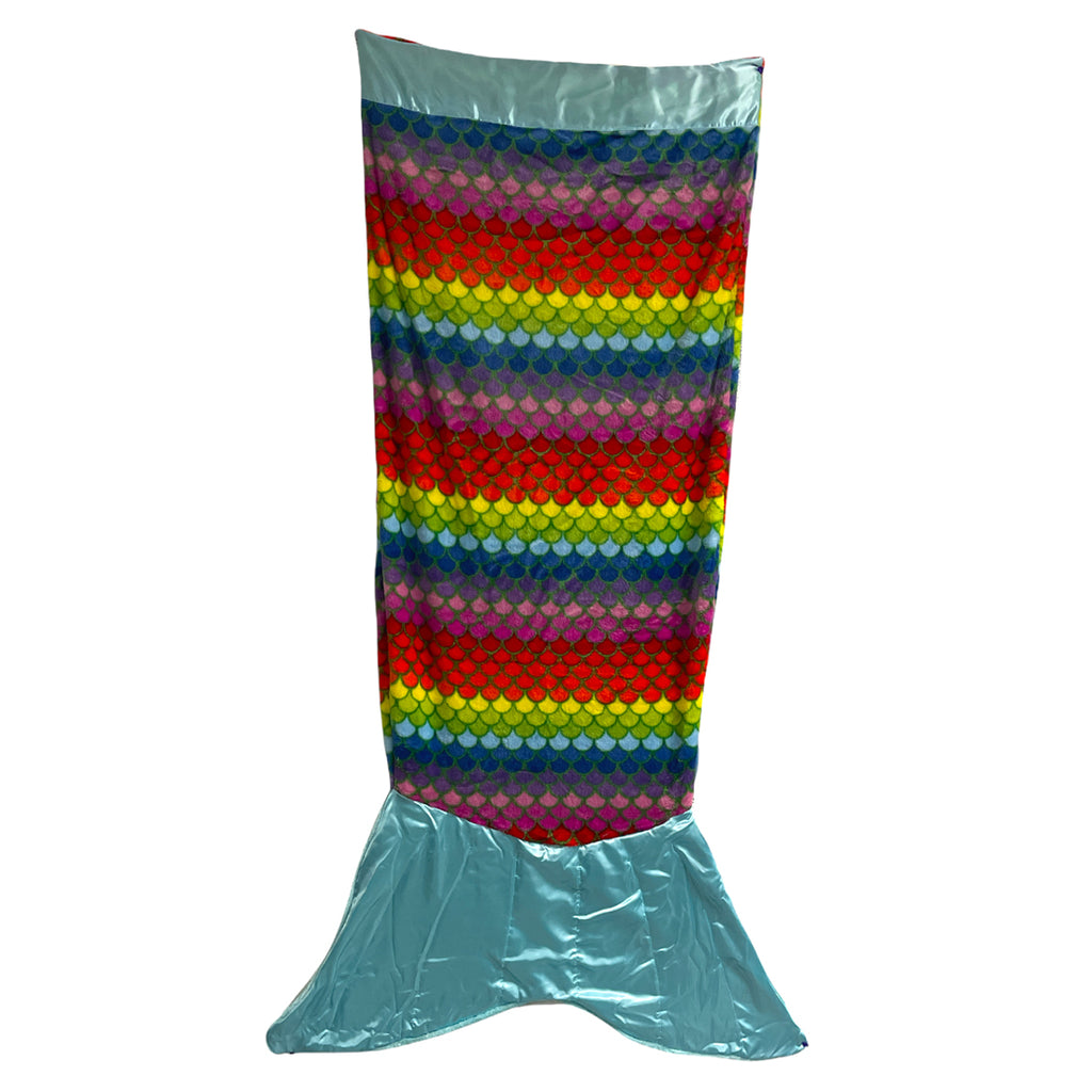 Snuggie Tails Blanket -  Rainbow Mermaid - Adult