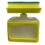 soap pump and sponge caddy