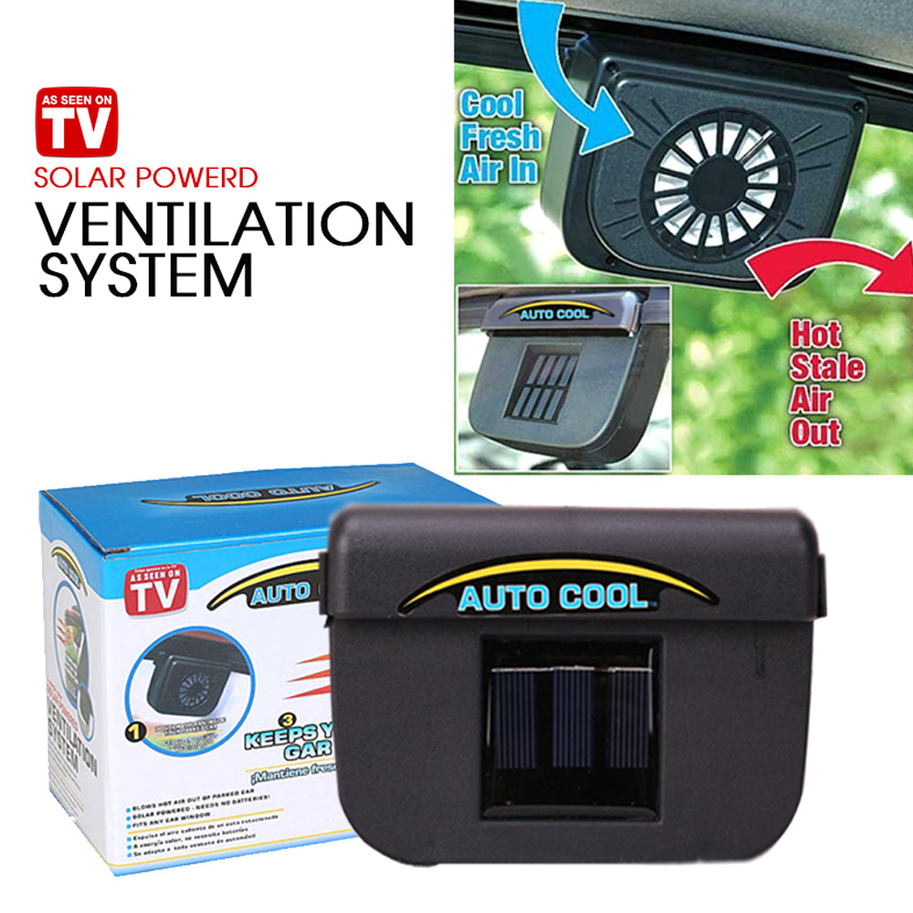 Auto Fan Solar Powered Ventilation System