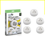 SonicIQ LED Push Lights - 5 Pack for Easy Illumination