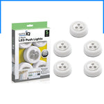 SonicIQ LED Push Lights - 5 Pack for Easy Illumination