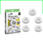 SonicIQ LED Push Lights - 5 Pack for Easy Illumination