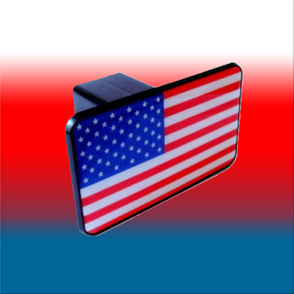 Truck Tails - Trailer Hitch Receiver Cover - USA Flag