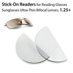 Stick-On Readers for Bifocal Lenses, 1.25+
