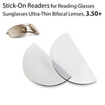 Stick-On Magnification Bifocal Lenses, 3.50+