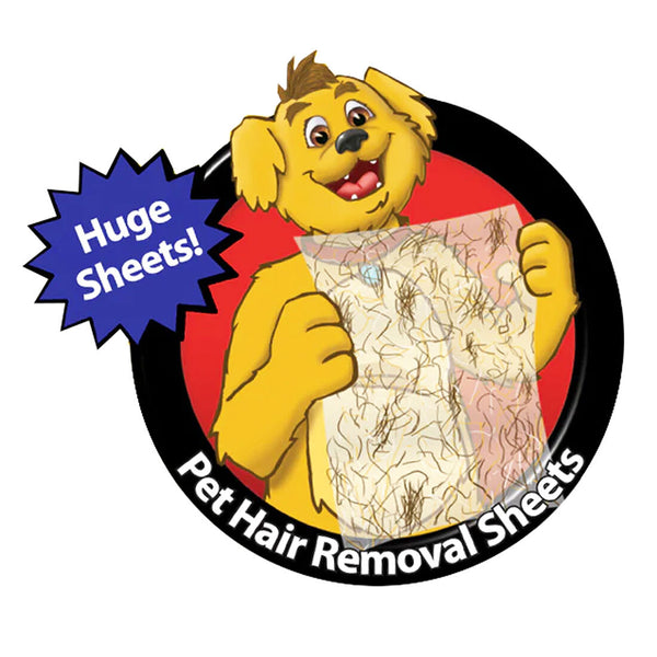 Sticky Sheets - Pet Hair Removal System - 12 Sheets