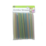 Vibrant Jumbo Straws - Pack of 36, 8 Inches Long
