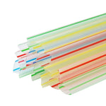Vibrant Jumbo Straws - Pack of 36, 8 Inches Long