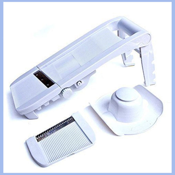 Super Slicer Professional Mandoline Slicer - Adjustable Thickness for Thick & Thin Slices, Veggie Cu