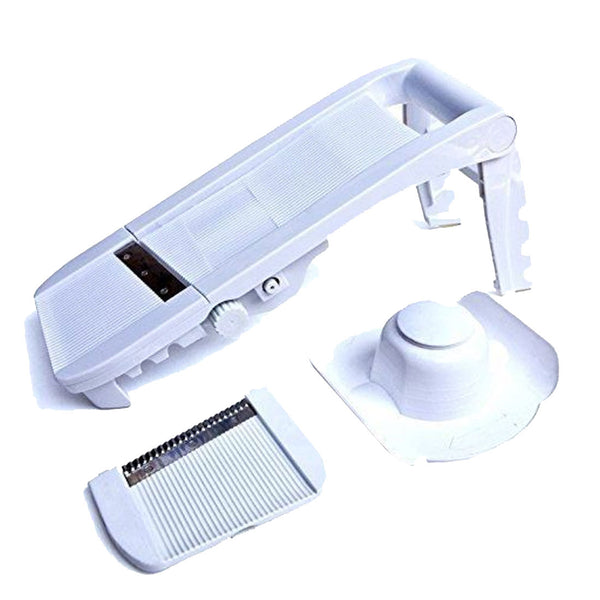 Super Slicer Professional Mandoline Slicer - Adjustable Thickness for Thick & Thin Slices, Veggie Cu