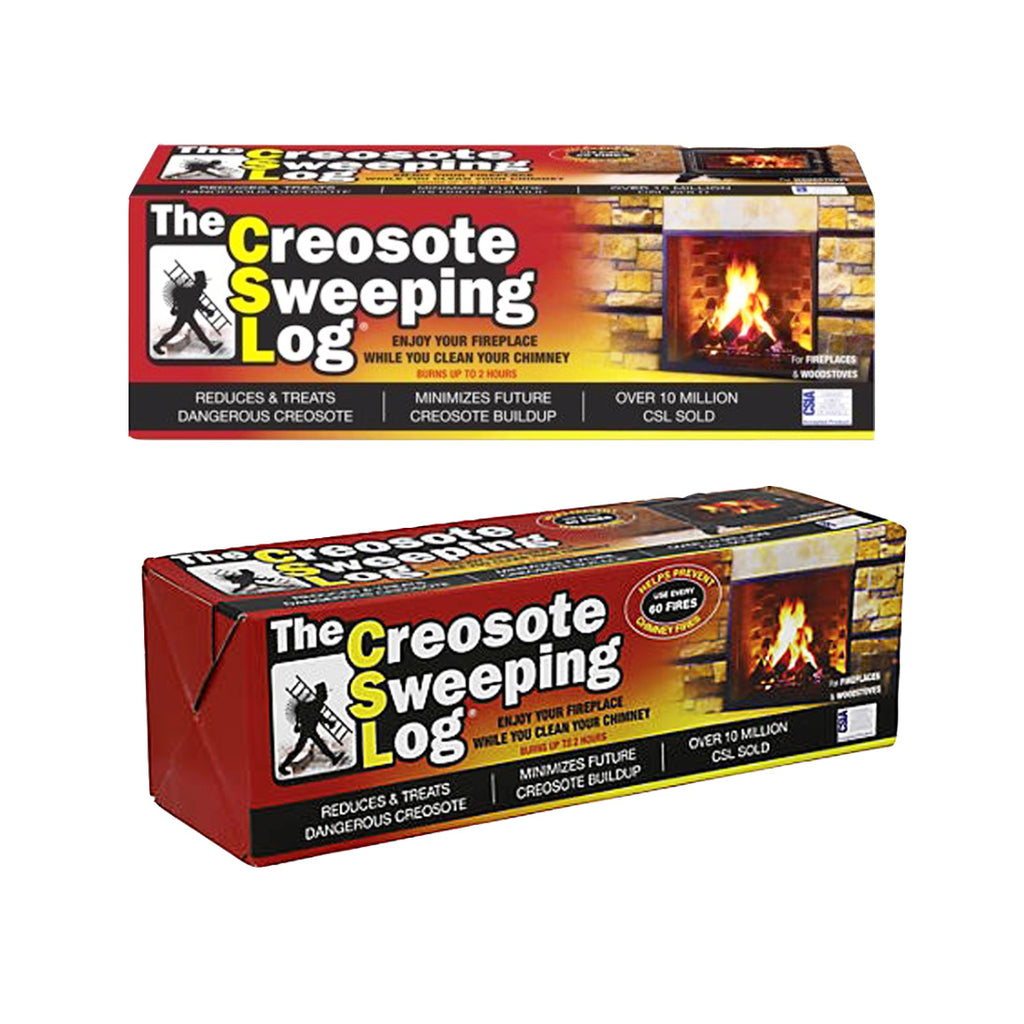 Creosote Sweeping Log by CSL - Safe and Effective Cleaning