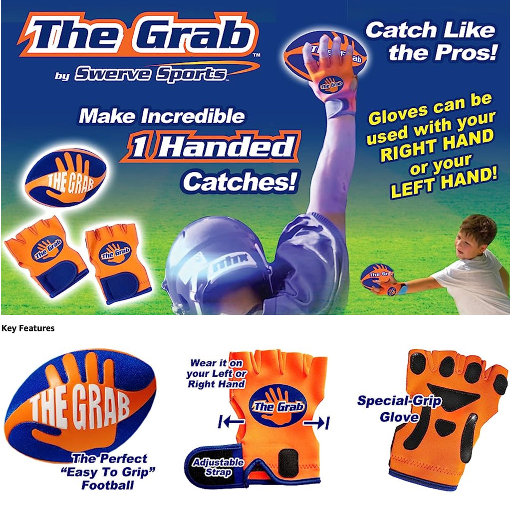 The Grab by Swerve Ball -Super Grip Football