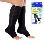 zipper compression socks