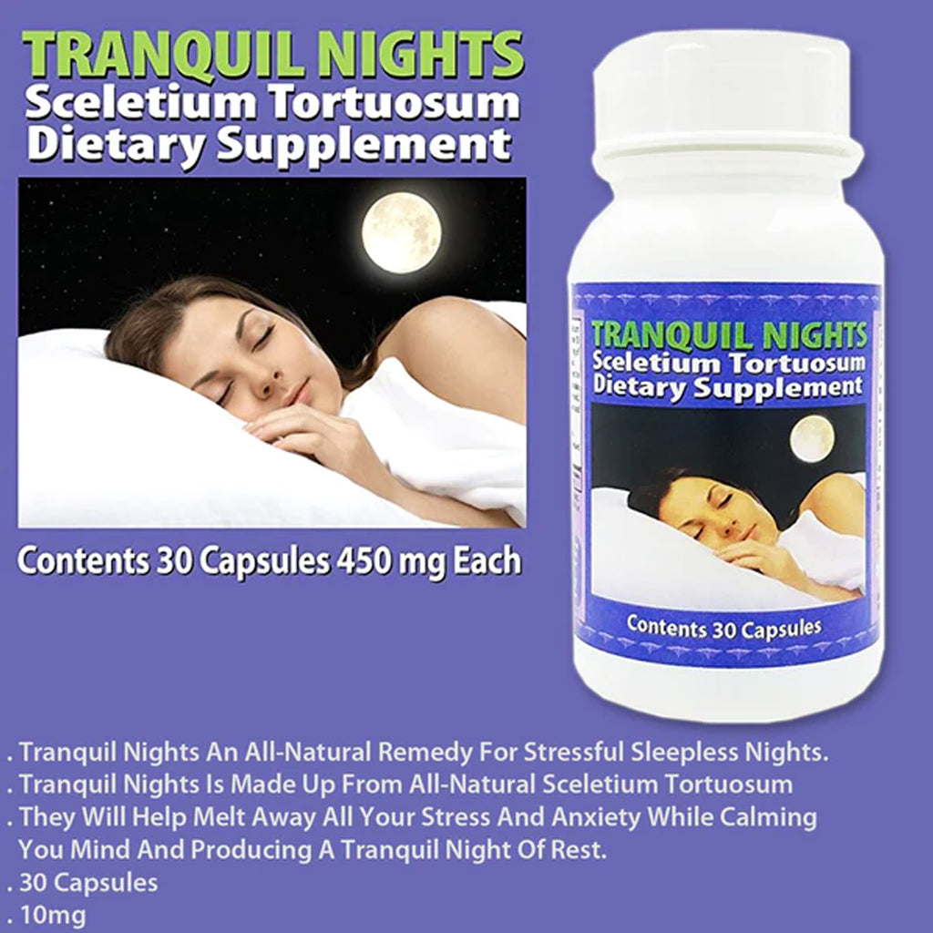 Tranquil Nights Sceletium Tortuosum Dietary Supplement