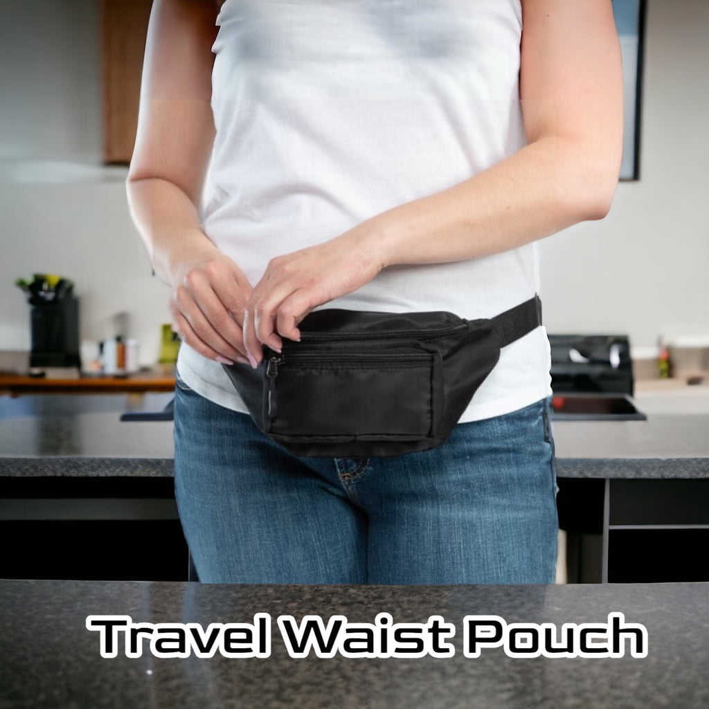 Kole 4 Compartment Travel Waist Pouch