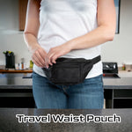 Kole 4 Compartment Travel Waist Pouch