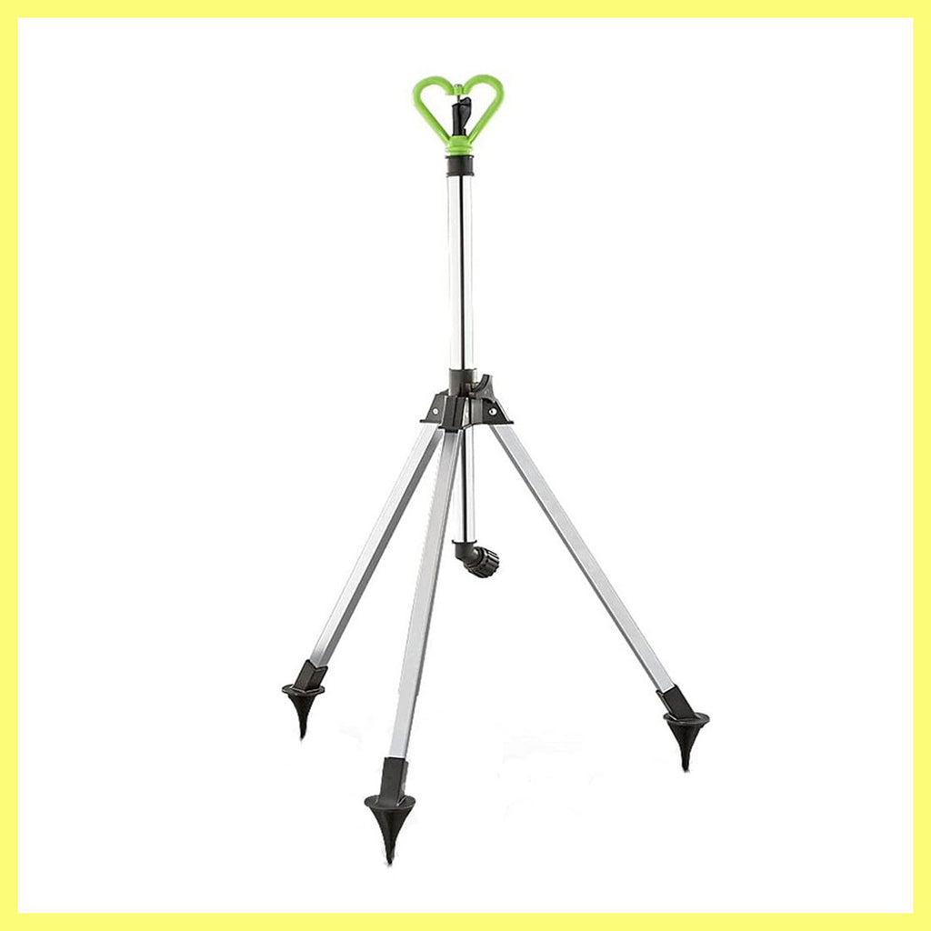 Etna - Adjustable Rainforest Tripod Sprinkler Perfect for Lawn and Gardens Revolving Spray 6 Ft To 5