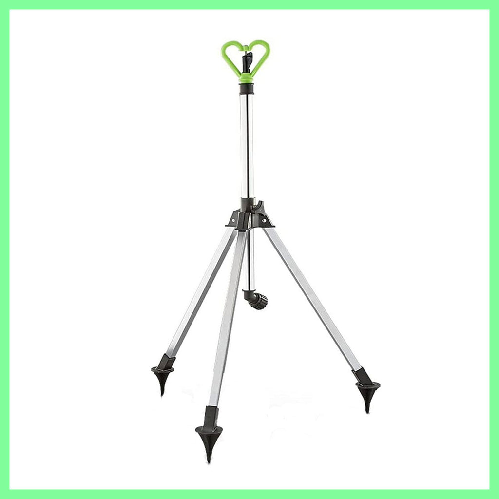 Etna - Adjustable Rainforest Tripod Sprinkler Perfect for Lawn and Gardens Revolving Spray 6 Ft To 5