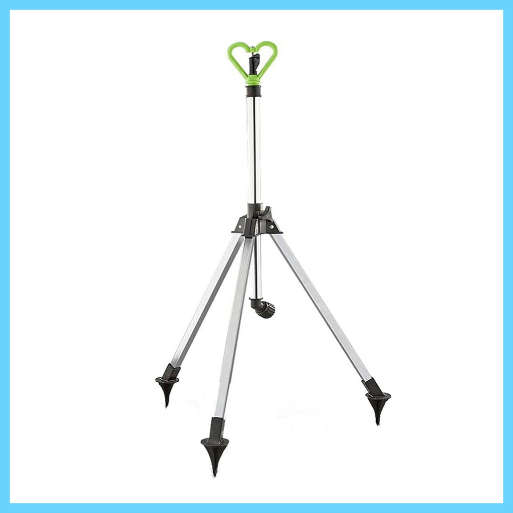 Etna - Adjustable Rainforest Tripod Sprinkler Perfect for Lawn and Gardens Revolving Spray 6 Ft To 5