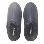 black slippers