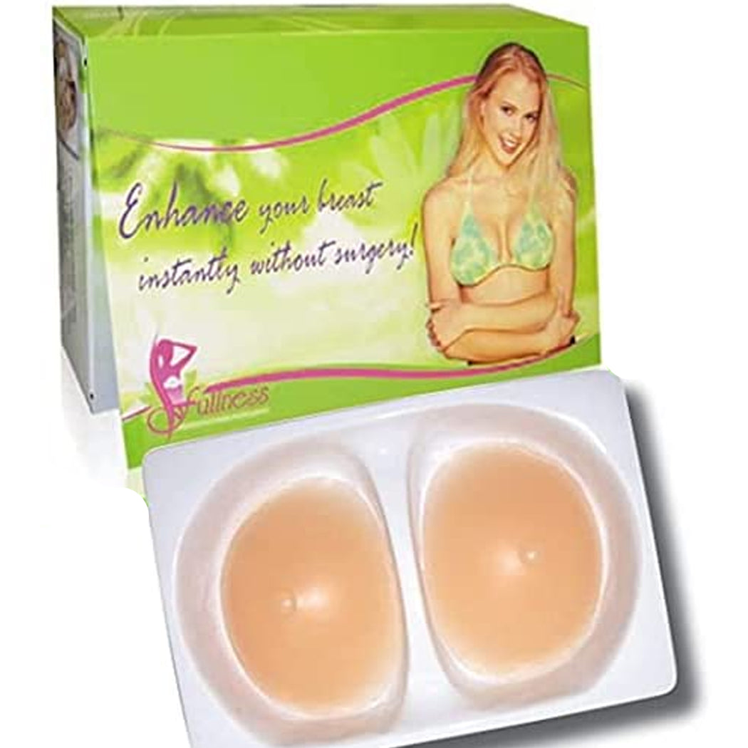 Silicone Breast Enhancers Inserts Reusable (Nude)- Large
