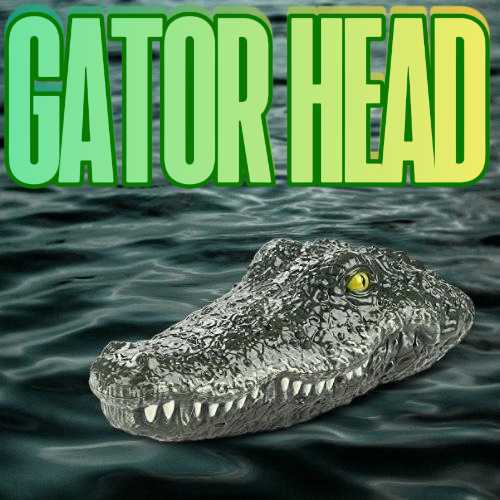 Doohickey Remote Control Alligator Head Boat for Kids and Adults