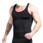 Men's Instant Slimming Undershirt - Black - XL