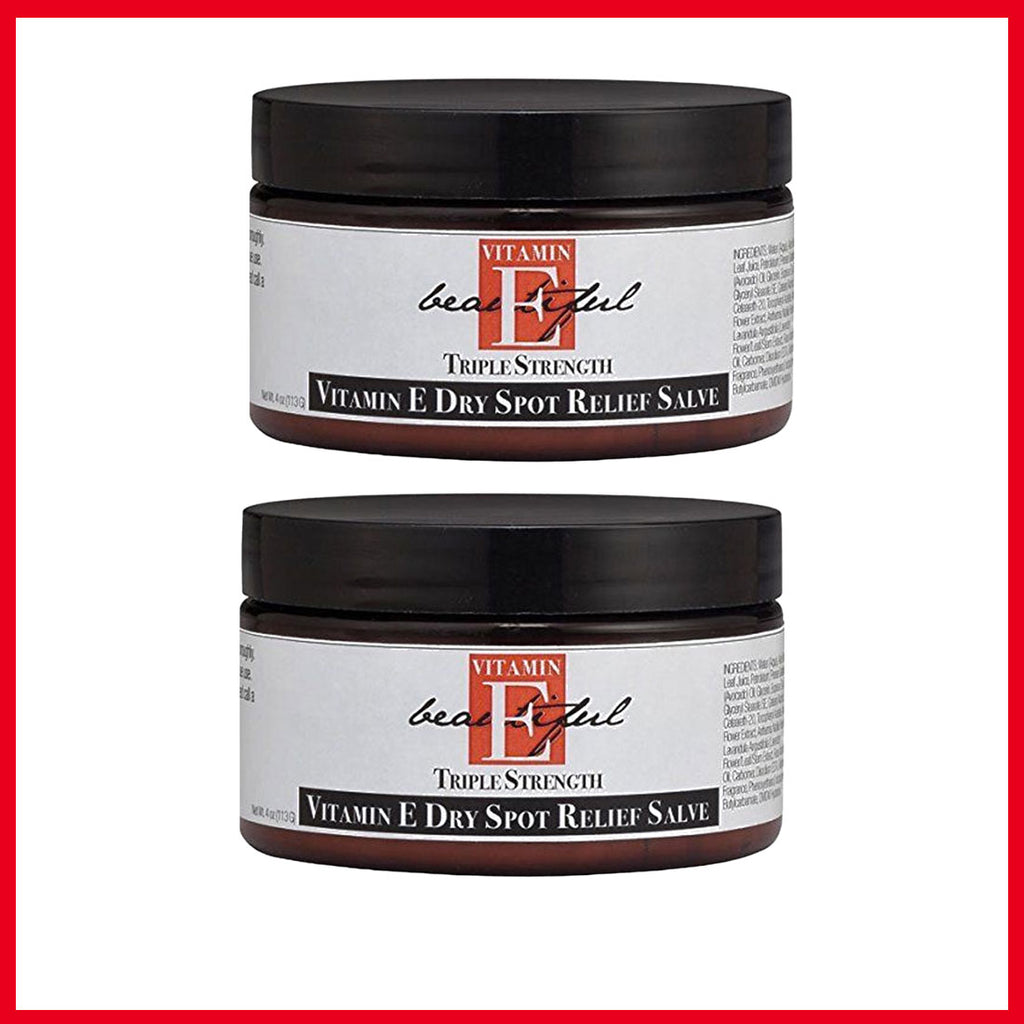 Vitamin E Dry Spot Relief Salve, 4 oz. (2 pack)