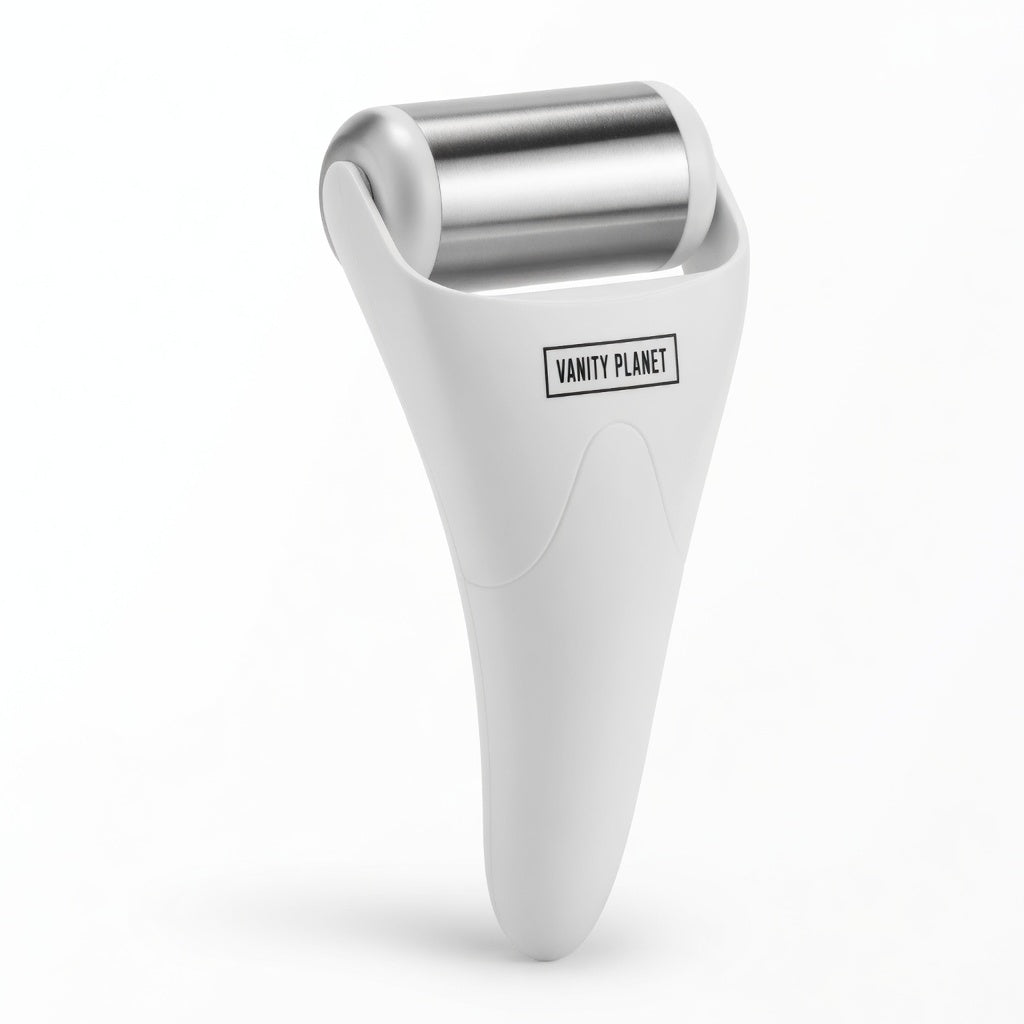Vanity Planet Face and Body Ice Roller - Revive Professional Stainless Steel Roller for Depuffing, Tightening Skin, Reducing Puffiness & Soothing Face Neck Body