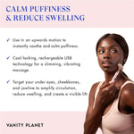 Vanity Planet 3-in-1 Sonic Beauty Roller - Pink