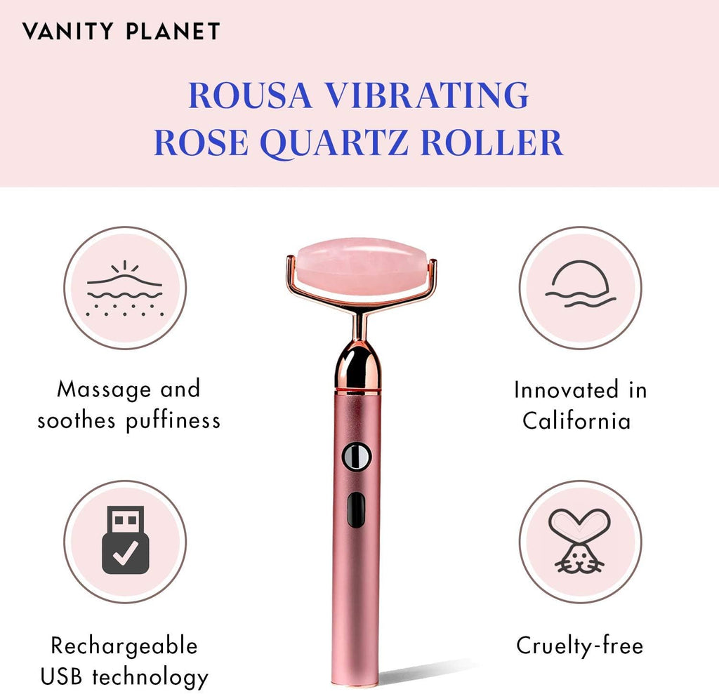 Vanity Planet 3-in-1 Sonic Beauty Roller - Pink
