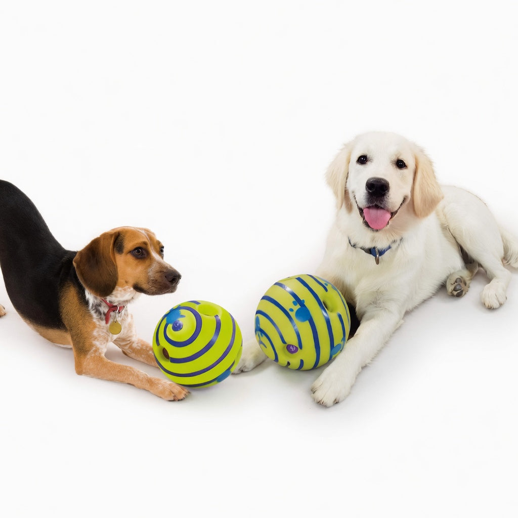 Wobble Wag Giggle Glow in the Dark Dog Ball