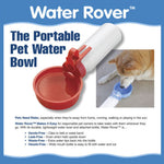 Water Rover Bigger 4-Inch Bowl and 26-Ounce Bottle, Blue
