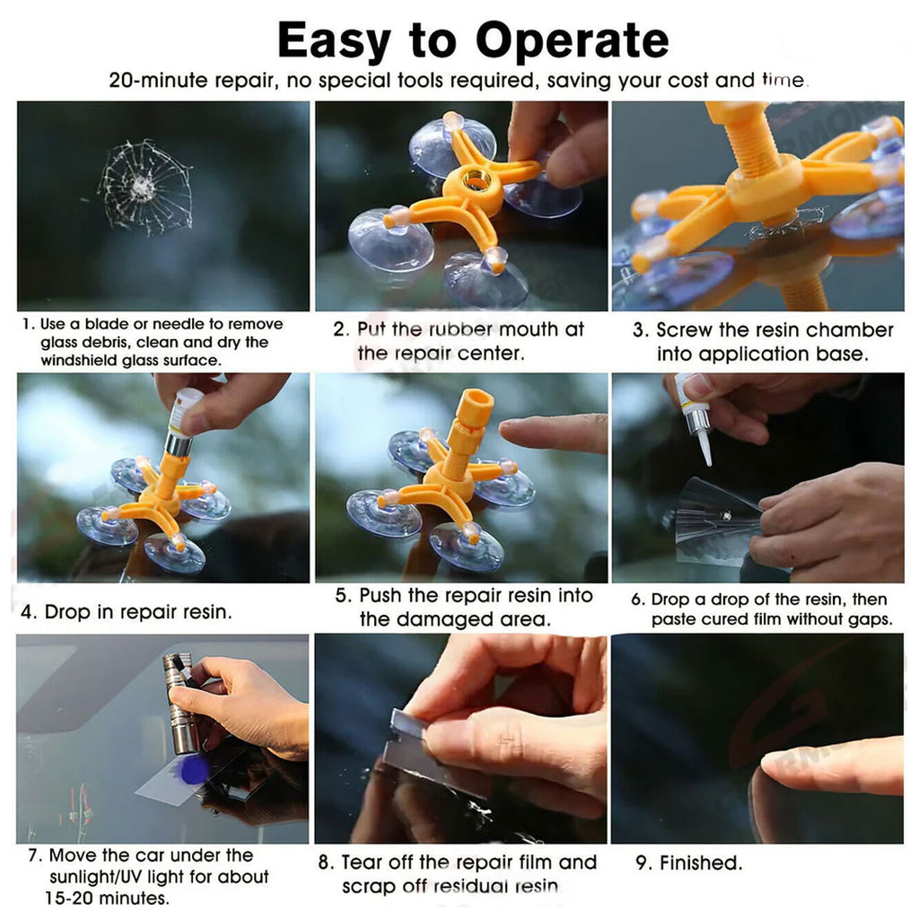 D.I.Y-  Windshield Repair Kit