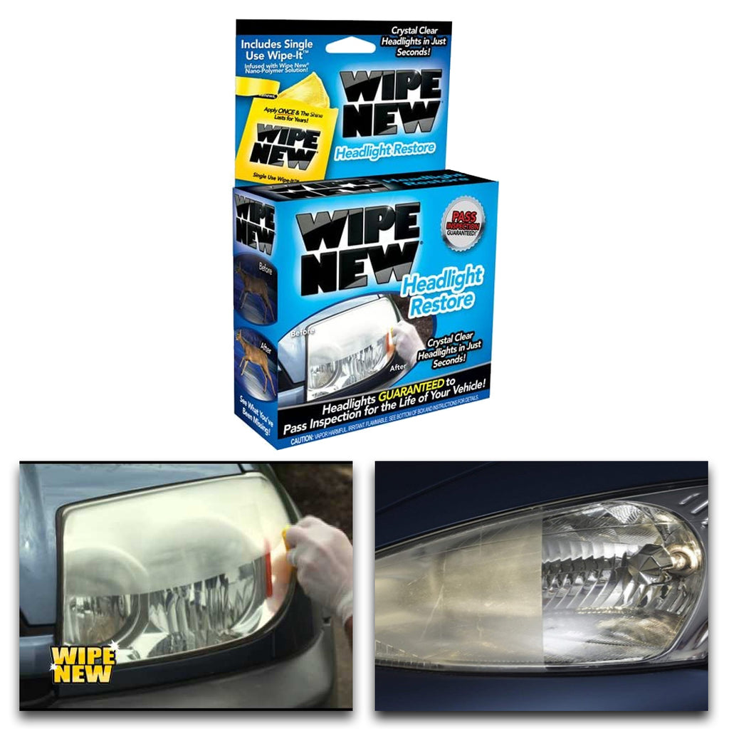 wipe new headlight restore