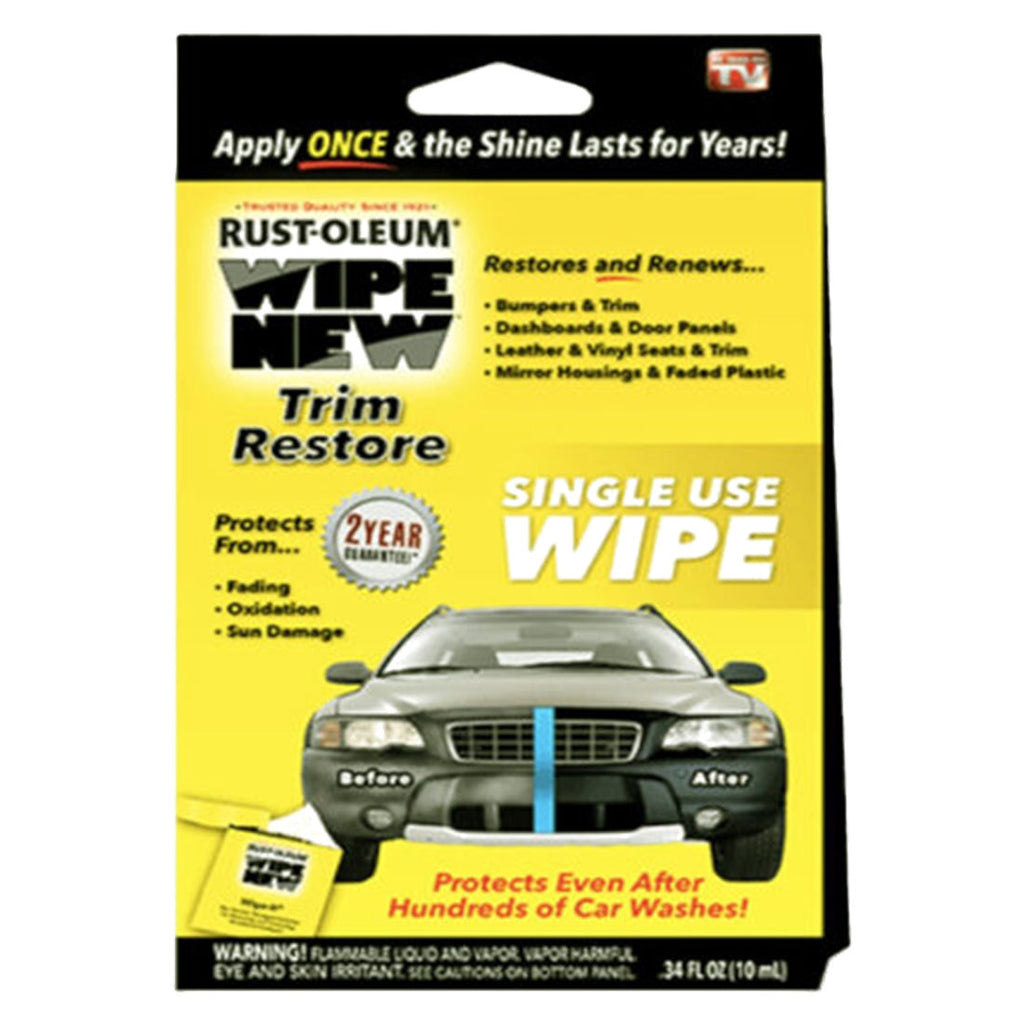 Wipe New Trim Restorer Single Use Wipe Car (Single)