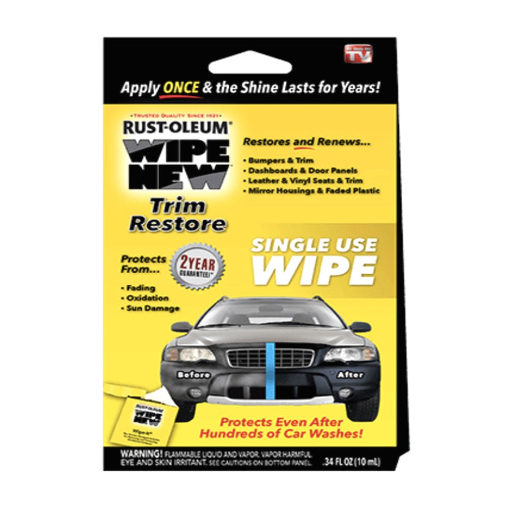 Wipe New Trim Restorer Single Use Wipe Car (2 Pack)