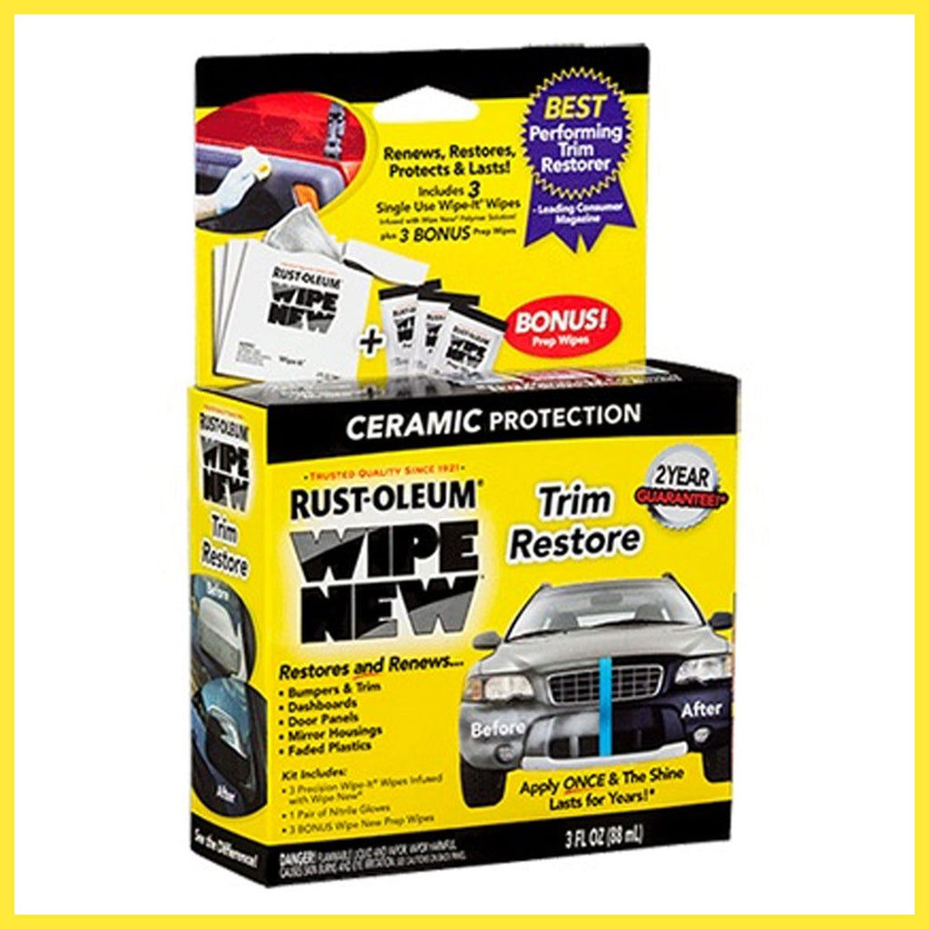 Wipe New Trim Restorer Wipe-On Applicator - Pack of 6